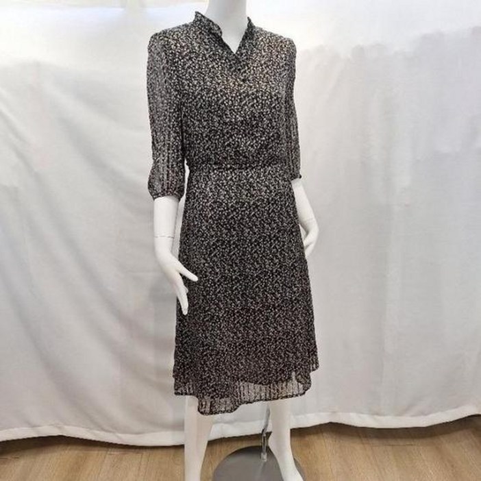 올리비아하슬러 여성스러움을 강조한 쉬폰소재의 A라인 원피스 OHDFOP203 302904