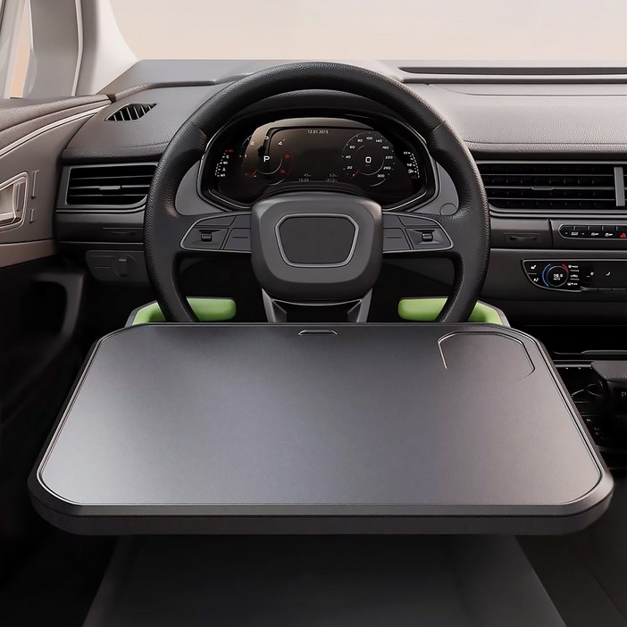 차량용 핸들 테이블 다용도 식탁 자동차 책상 트레이 휴대용 운전석 간편 사용