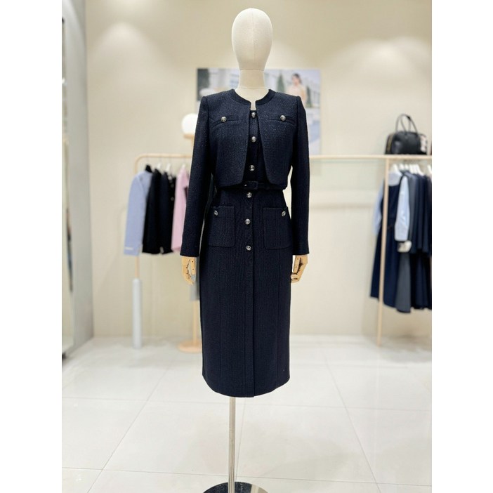 국내백화점 JJ지고트 원피스 개강패션 셔링포인트 핀턱디테일 단정함강조