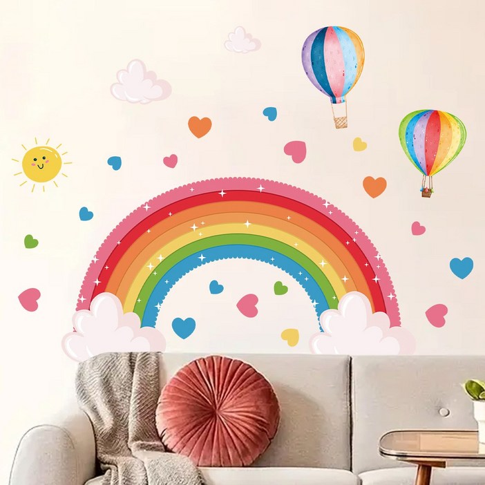 태쓰 아이방 꾸미기 인테리어 벽 데코 스티커