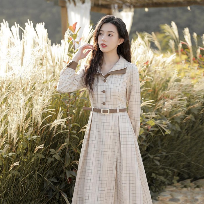 만씬 롱 원피스형 선녀 스커트