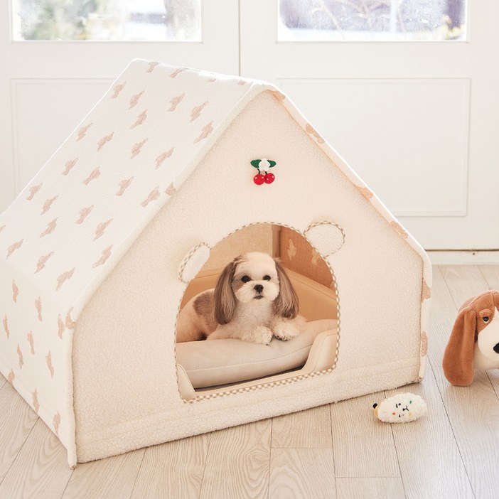 코코리에또펫 코코하우스 강아지집 소형견 중형견 하우스 숨숨집 애견하우스, 1개, 프랜베어 코코리에또펫 코코하우스 강아지집 소형견 중형견 하우스 숨숨집 애견하우스, 1개, 프랜베어