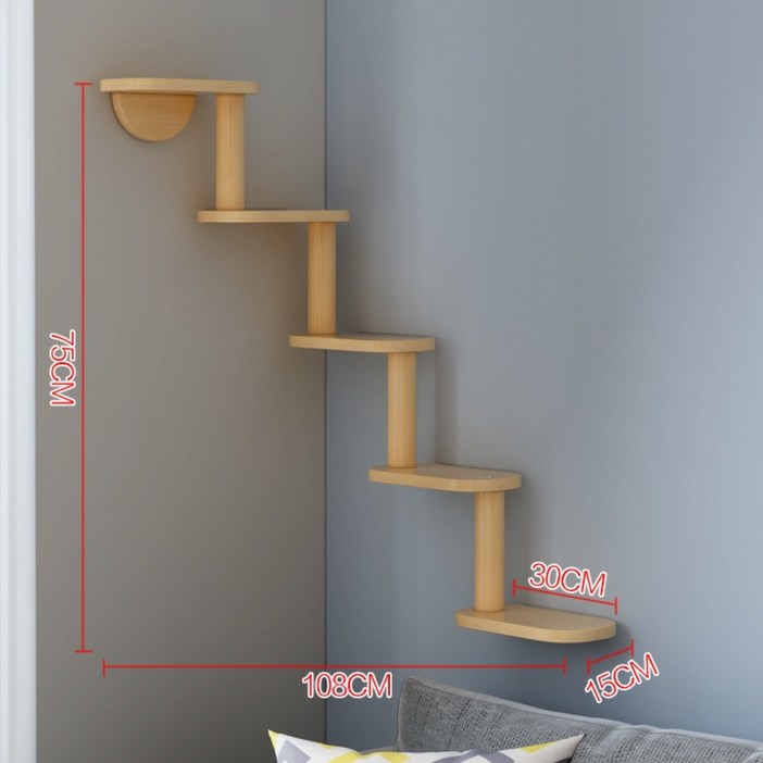 고양이 벽 타워 캣워커 놀이터 선반 세트 DIY