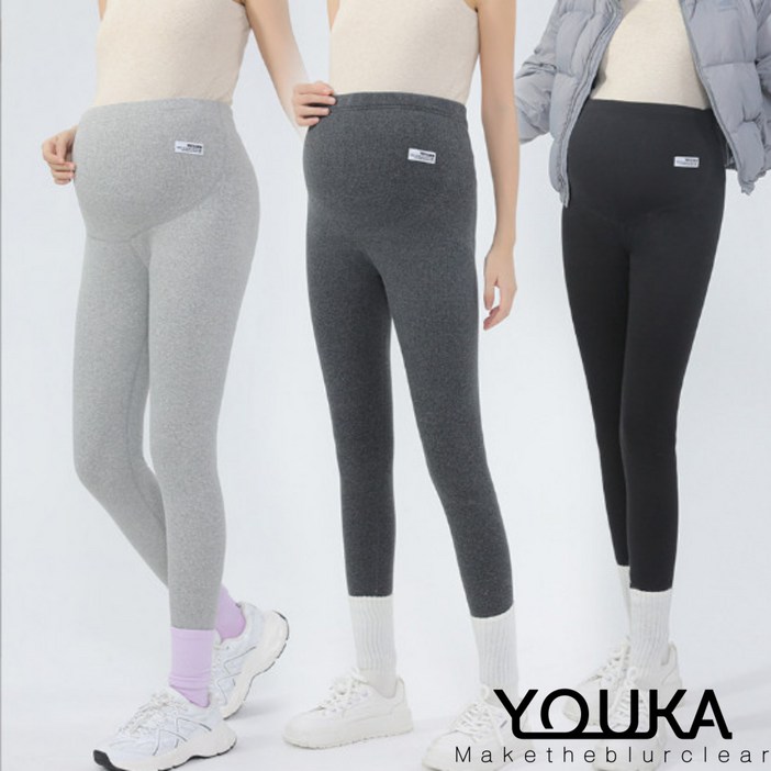 유카 여름 은 임산부 착용이 편한 허리밴딩 레깅스