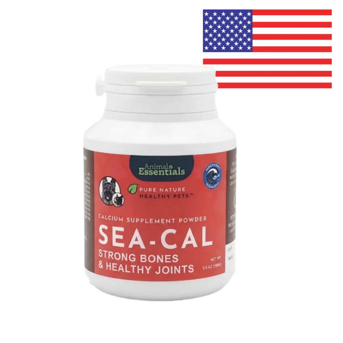 애니멀에센셜 해조칼슘 100g 강아지 고양이 식물성 칼슘 관절 연골 영양제 보충재 분말 NASC 인증, 1개, 뼈관절강화