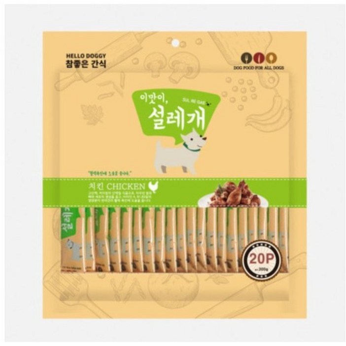 [유통기한임박할인 26.05.11]헬로도기 참좋은간식 설레개