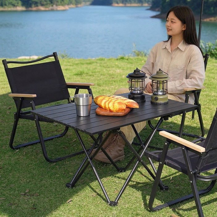 런런피티접이식 캠핑 테이블 초경량 휴대용 야외 테이블 방수 내구성 캠핑용 테이블