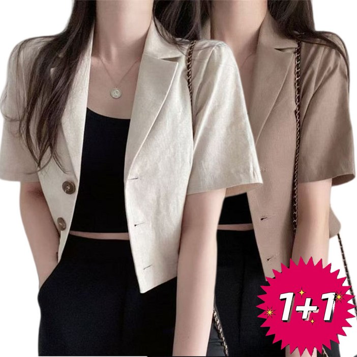11 여름 여성 정장 반팔자켓 블라우스 반팔티	ZBW260303603 36