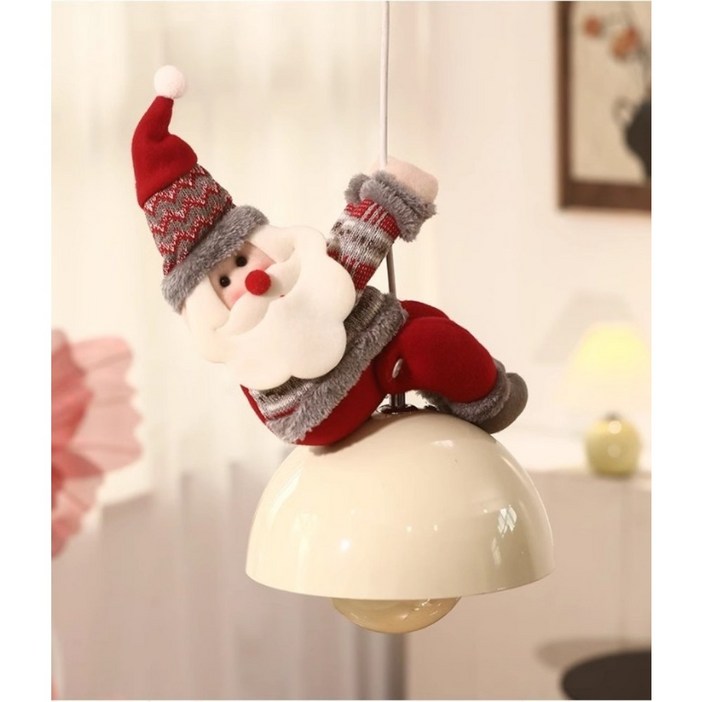 파티굿즈 크리스마스 천장장식 커튼집게 트리장식 산타