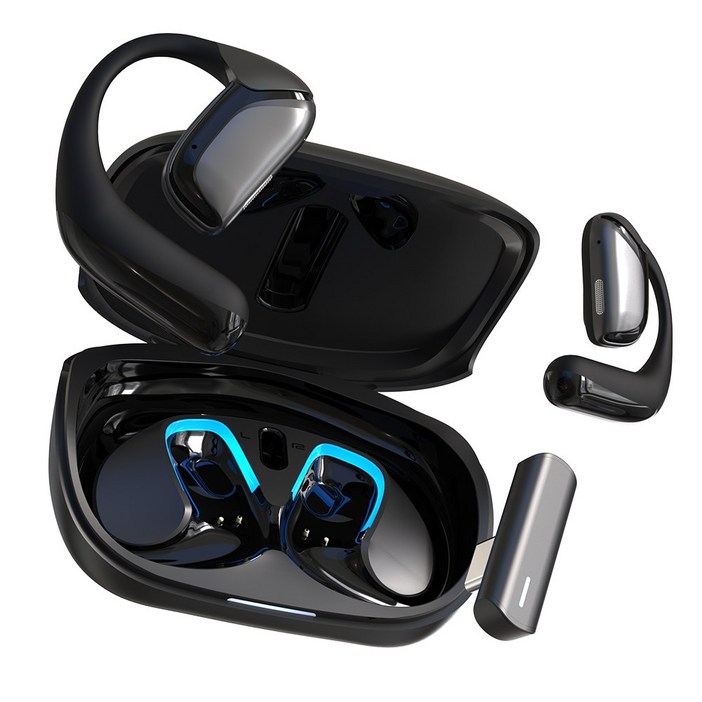 엠지텍 지링크 오픈형 이어폰 무선 블루투스 무손실 무지연 2.4GHz 이어폰, 단일상품, 엠지텍 지링크