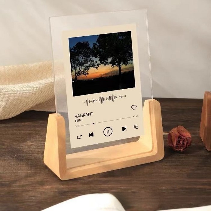 묘하루 우드 원목 프레임 액자 6인치 U자형, 1개, 내추럴