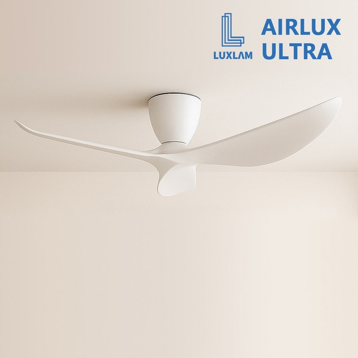 에어룩스 울트라 실링팬 54인치 스마트폰 앱연동 AIRLUX ULTRA BLDC 저소음 모터 저전력 천장형 선풍기, 스노우화이트
