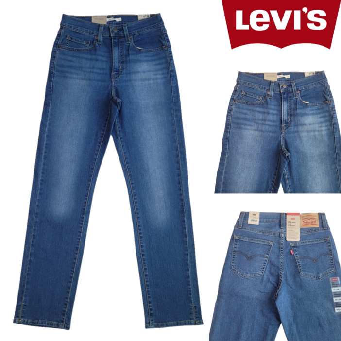 백화점 정품 리바이스 724 여성 하이라이즈 슬림 스트레이트 핏