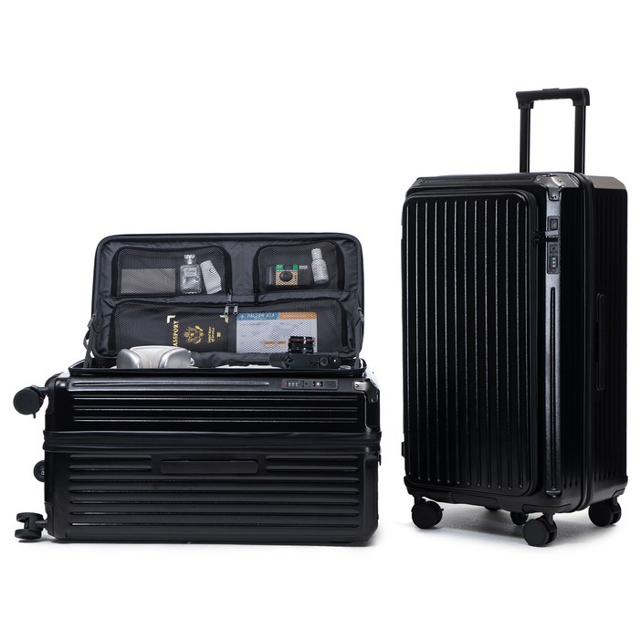 Tanit 전면오픈 대형 캐리어 26인치 28인치 30인치 여행용 소프트 확장형 usb충전