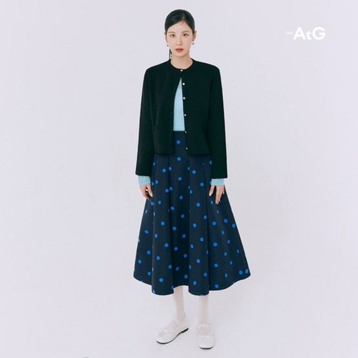 1만원인하더엣지 25SS 그레이스 도트 스커트