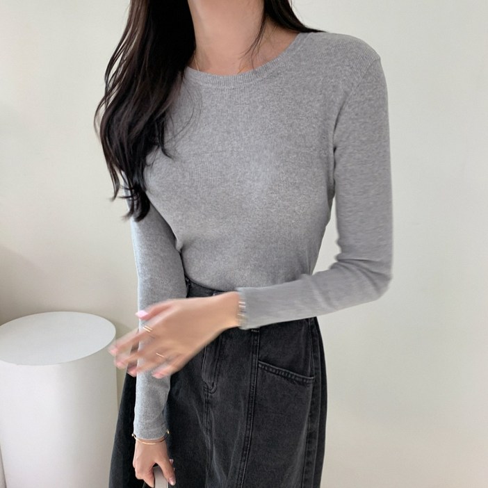 미아마스빈 쫀쫀한 텐션감의 레이어드추천 티셔츠