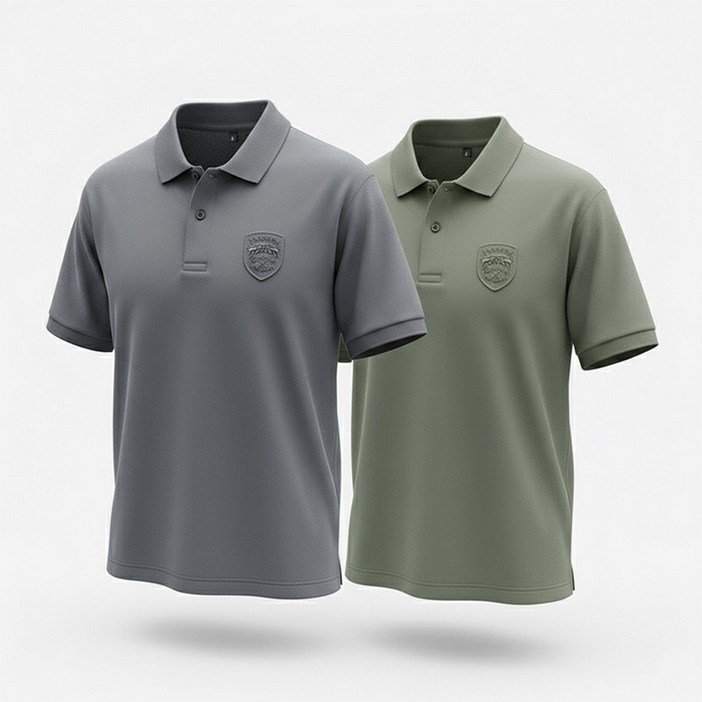 UPPERCUT 남성 반팔 카라티 2장세트 냉감 통기성 클래식 골프 쿨론 PK 티셔츠 빅사이즈 여름 카라티 남녀공용