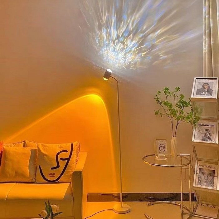 사는잼 LED 거실 장 스탠드 오로라 인테리어 장스탠드 플로어램프 무드등