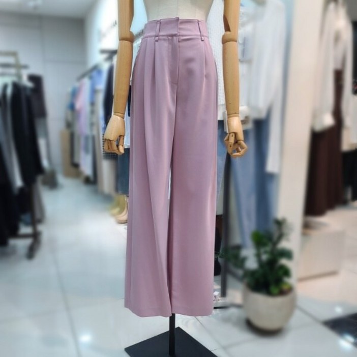 잇미샤 잇미샤  투 턱 와이드 팬츠ITO9BPT710DG