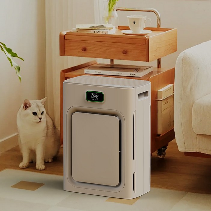 PHILOGEO 털포집기 반려동물 미세먼지 실내 먼지 털 공기청정기, 반려견 청정기