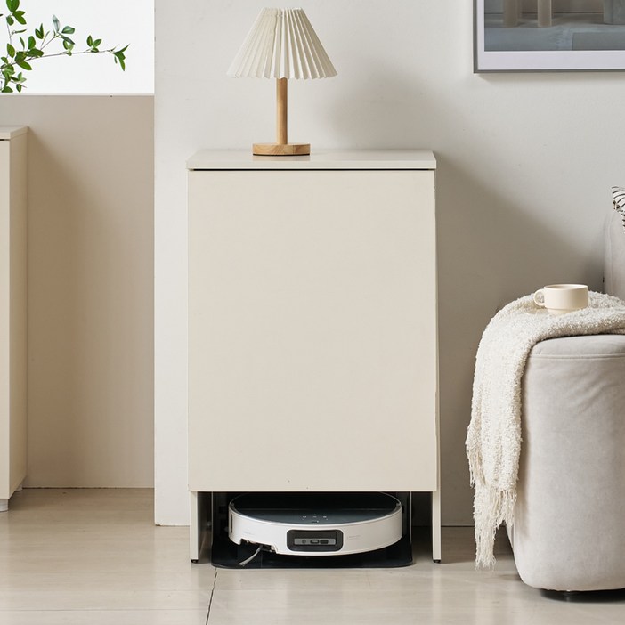 청소기장 로보락 로봇청소기 수납장 청소용품 정리함