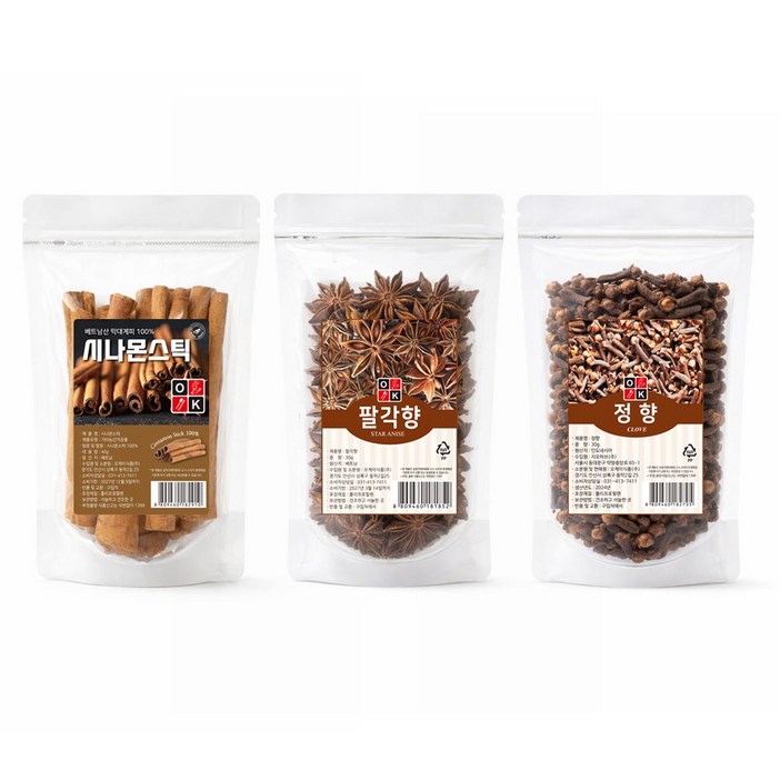 뱅쇼키트 샹그리아 재료 시나몬스틱 팔각향 정향