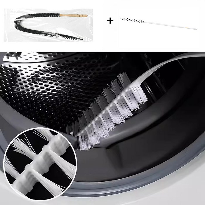 FATTYS 틈새 세탁기 건조기 청소브러쉬, 1세트, 혼합