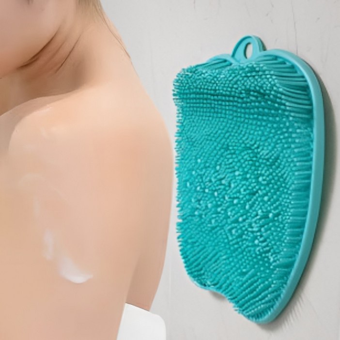 [벽에 착 붙는] 에스픽 셀밀 셀프 등밀이 매트 등 때밀이, 1개, 1개입, 셀밀민트