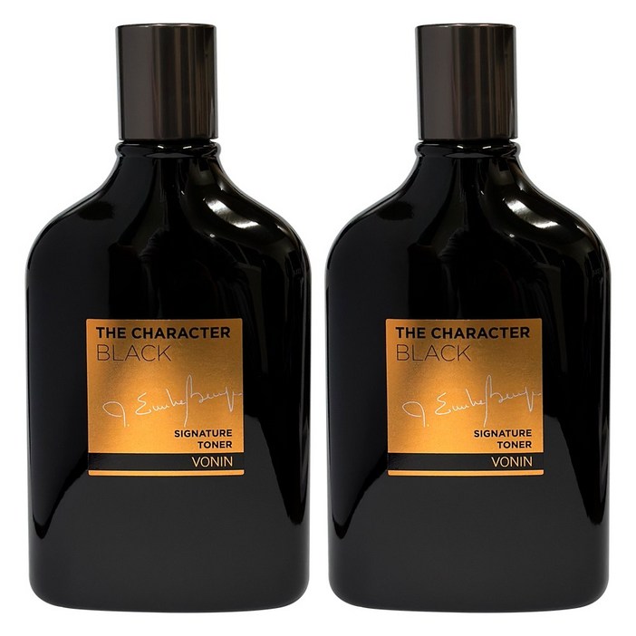 보닌 더 캐릭터 블랙 스킨 1  1, 140ml, 2개