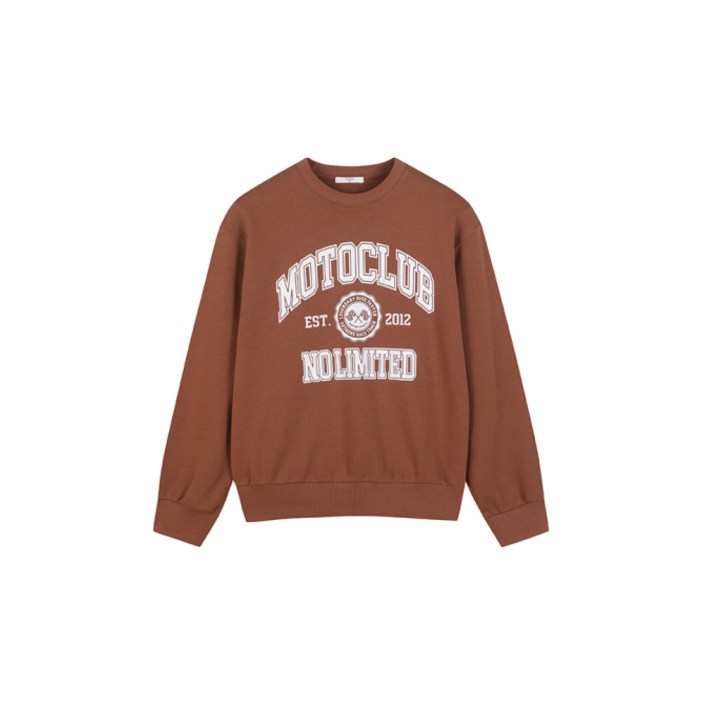 탑텐 공용 테리 그래픽 스웨트셔츠MSE1TR3902 MSE1TR3902