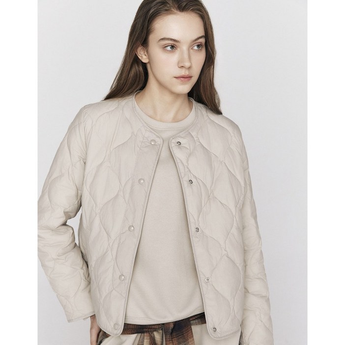 지오다노 2025 NEW 여자 어니언 경량 패딩자켓 375908 5칼라