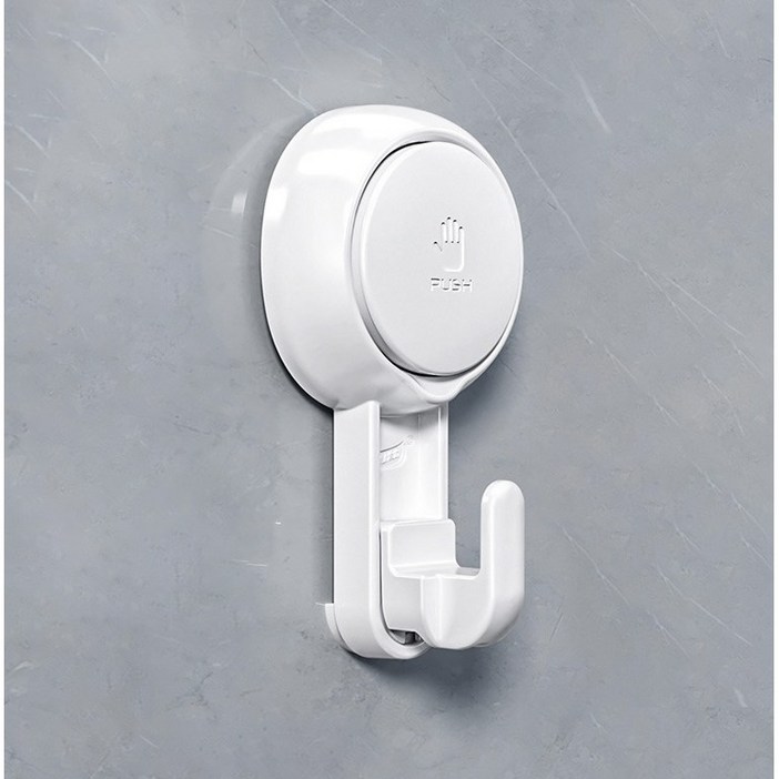 물세척으로 재사용 가능한 다용도 흡착식 후크 하중 3kg , 5kg 원펀치 걸이방수방습 걸이, 4개, 가는 고리