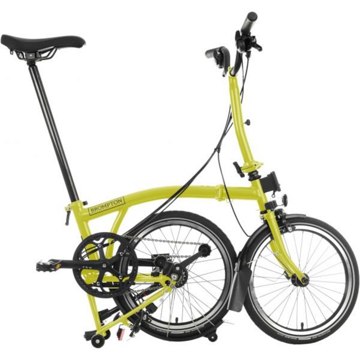 Brompton 브롬톤 C라인 6단 접이식 자전거 미드유즈라임