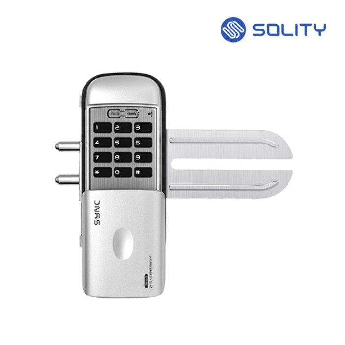 솔리티 혜강 TG110 유리문도어락 강화유리 상가유리문 사무실유리문 교체설치 / 키