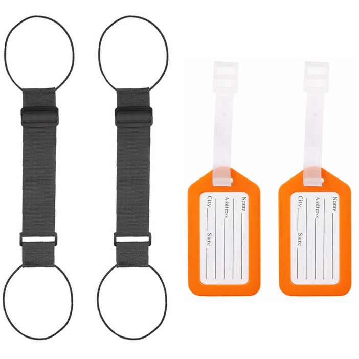 월간리빙 캐리어 보조가방 고정밴드 스트랩 2개