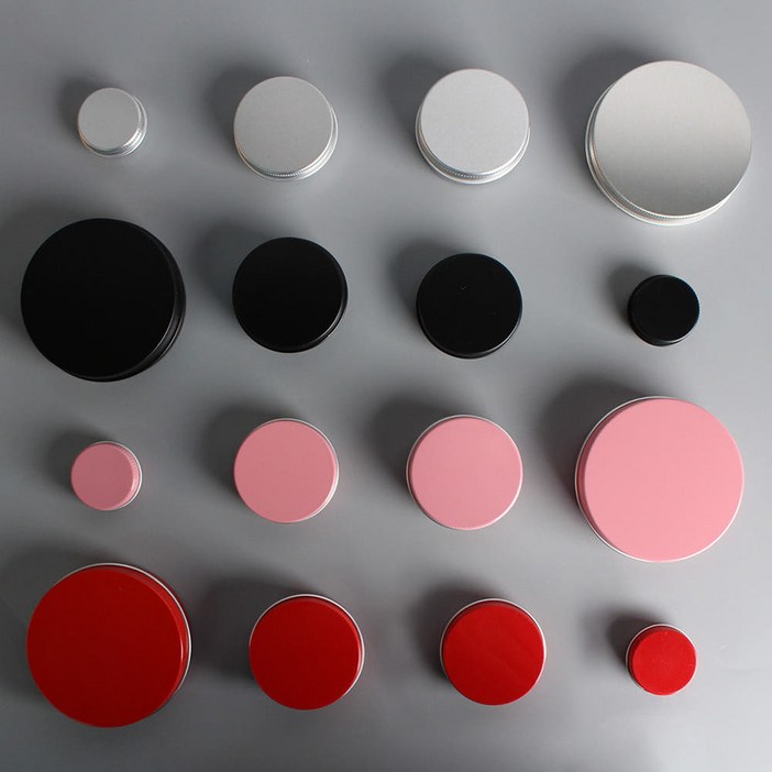 포포라운지 원형 틴케이스 양철통 철제 캔들 소품 보관함