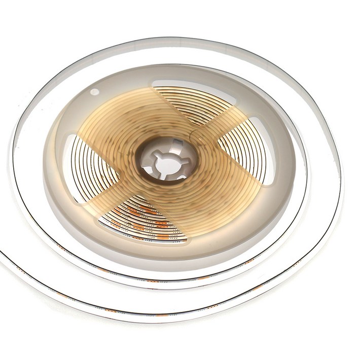LED바 COB 플렉시블 DC 12V 스트립 면발광 줄조명 1롤 5M, 1개, 주광색