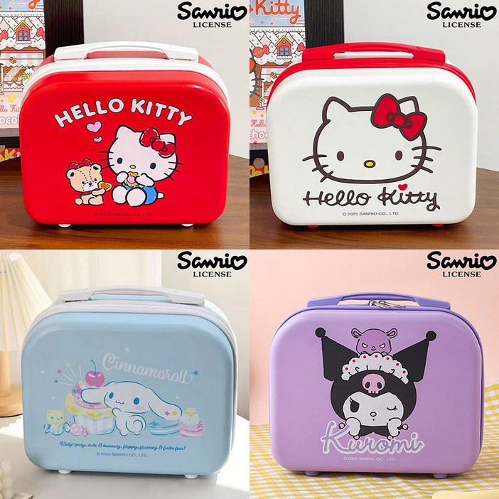 산리오 14인치 기내용 크로스형 캐리어 여성 여행가방 레디백