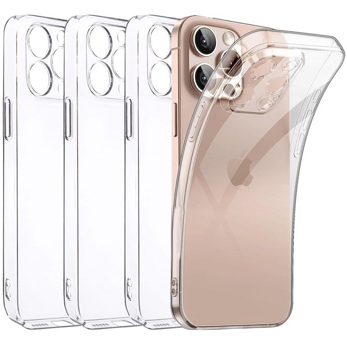 아이엔조이 슬림 카메라 보호 젤리 투명 케이스 4개