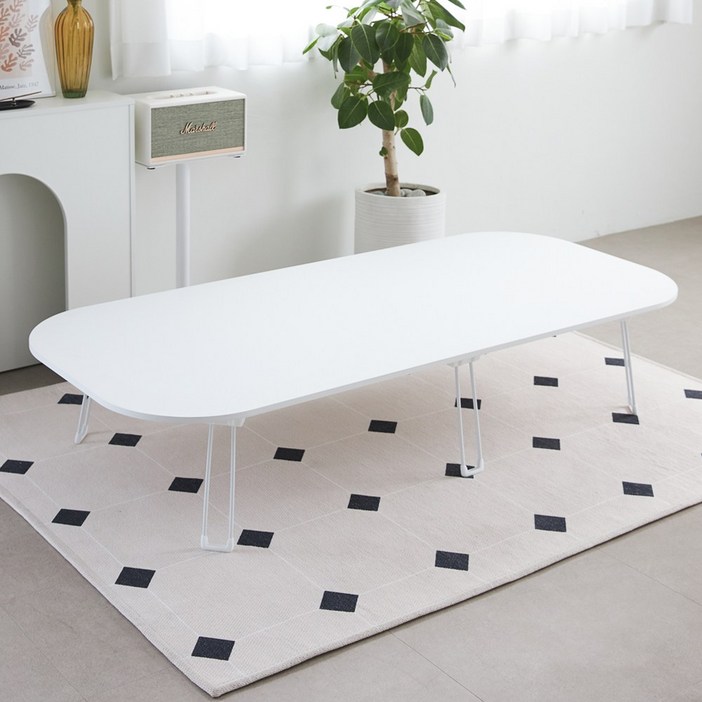 미소바움 안티핑거 E0 LPM 르네 접이식 테이블 180016001200x800, 퓨어화이트9파이