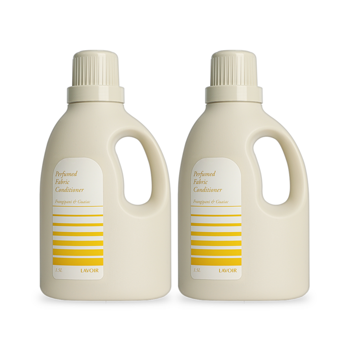 라브아 퍼퓸 초고농축 섬유유연제 프랑지파니앤가이악 향 1.5L, 1.5L, 2개