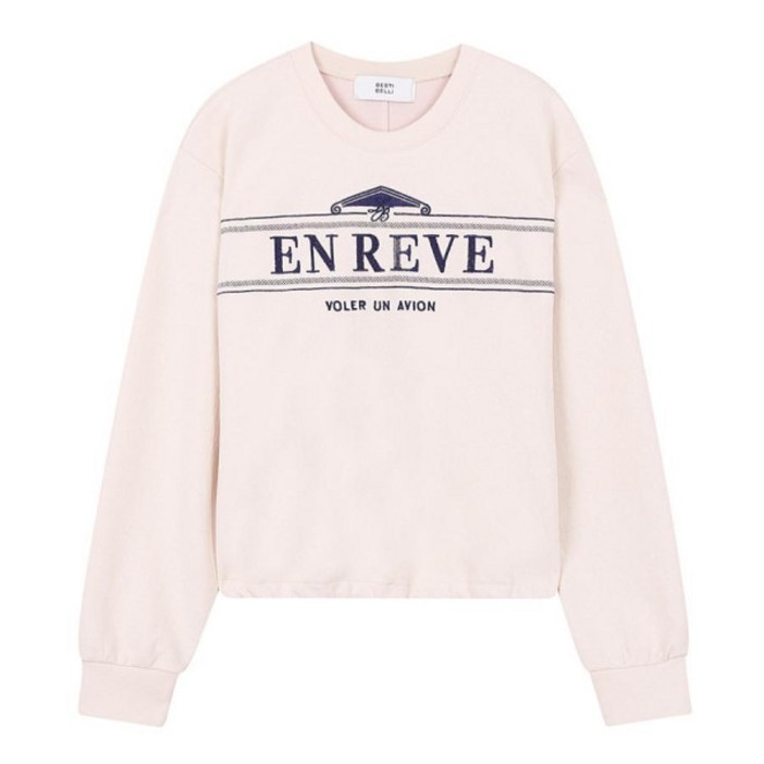 베스띠벨리 EN REVE  밴딩  스웨트  티셔츠  23SSI52847BEL