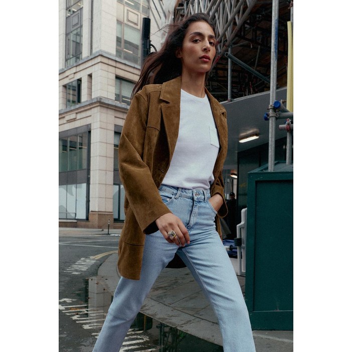 [국내배송]자라 ZARA JEANS 청바지 Z.01 MOM FIT COMFORT 하이웨이스트 - 라이트 블루901483