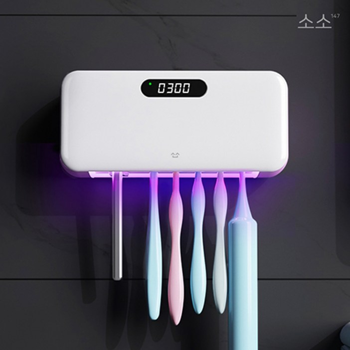 소소 가정용 무선 UV 히팅 살균 건조 USB 충전식 벽걸이 DG-ST02, 화이트(DG-ST02), DG-ST02