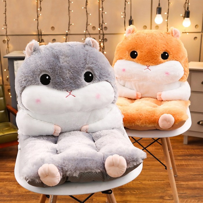 오리지널 볼빨간 햄스터방석 의자방석 볼터치 햄찌방석 5시건 당일배송