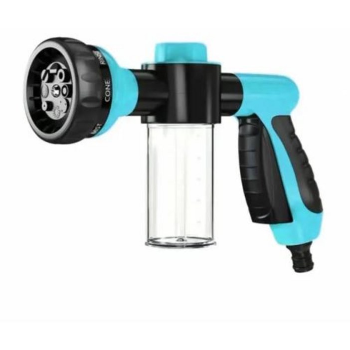 세차폼건 고압 물총 깍지 호스 개 샤워 조정 가능한 자동 세척 청소 욕조 물 거품 분무기 자동차 도구