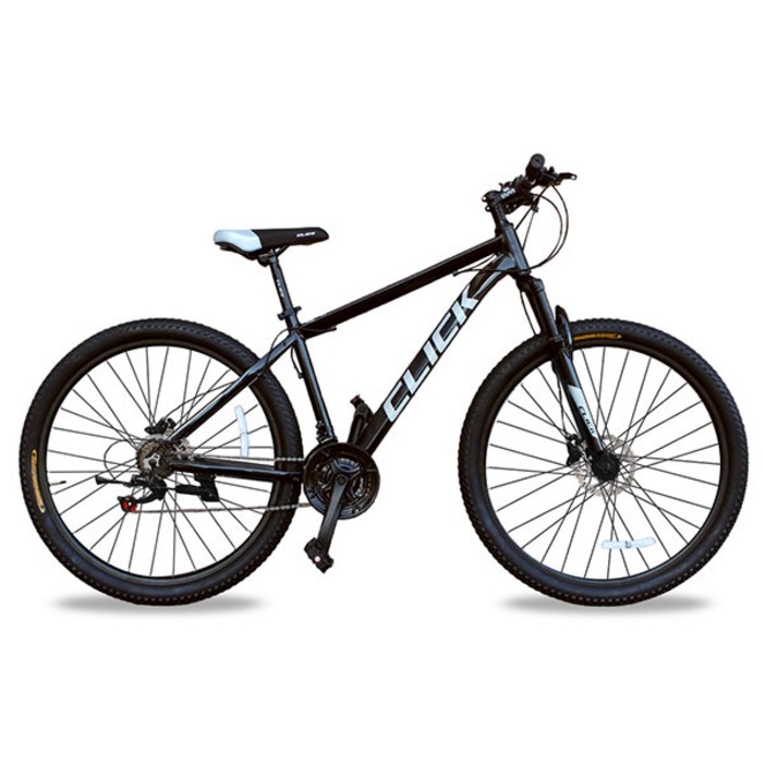 클릭 제스트27.5D 27.5인치 알루미늄 시마노21단 디스크브레이크 MTB 자전거, 무광블랙 완조립, 1개