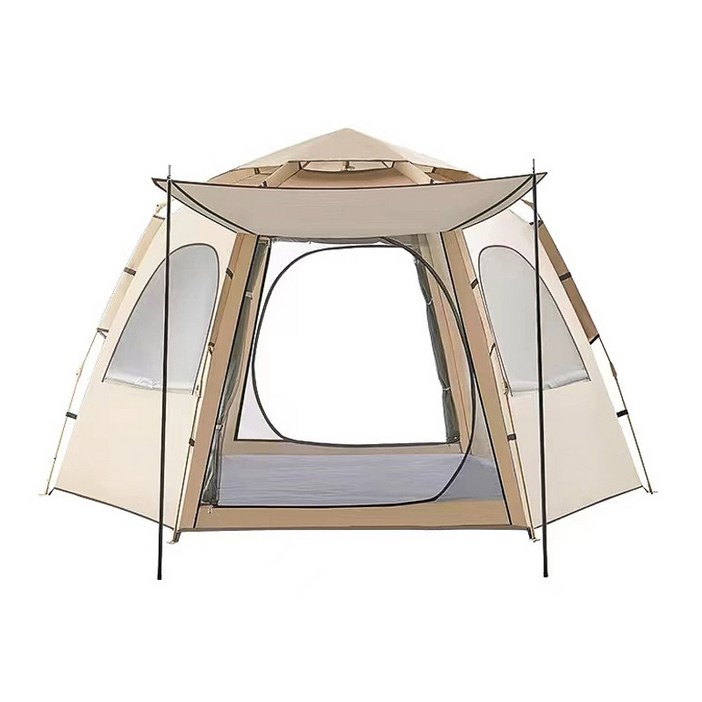 Shipshape 원터치텐트 야외 육각 텐트 백패킹텐트 캠핑그늘막텐트 햇빛을가리다 비를막다텐트 24인용 58인용