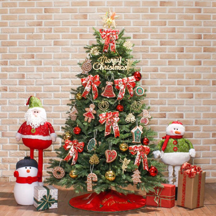 아트박스위드마켓 180cm 해피쿠키 전나무 혼합 트리 풀세트