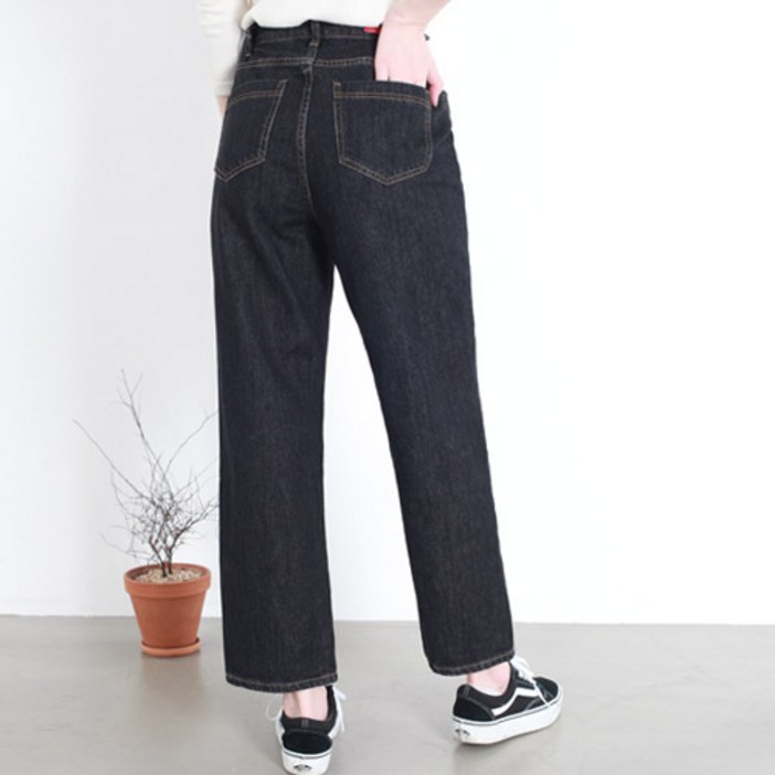 옆밴드 일자 청바지 편안한 착용감 빅사이즈 S3XL 9590
